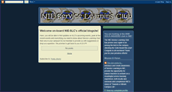 Desktop Screenshot of nieservicelearning.blogspot.com