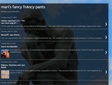 Tablet Screenshot of fancyfrancypants.blogspot.com