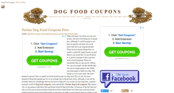 Desktop Screenshot of dogfoodcouponsfree.blogspot.com