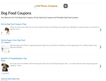 Tablet Screenshot of dogfoodcouponsfree.blogspot.com