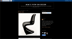 Desktop Screenshot of mimisviewondecor.blogspot.com