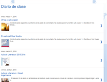 Tablet Screenshot of diariode-clase.blogspot.com