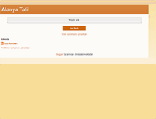 Tablet Screenshot of alanya-tatil.blogspot.com