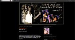 Desktop Screenshot of amywinehousefans.blogspot.com