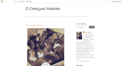 Desktop Screenshot of cabecudomineiro.blogspot.com