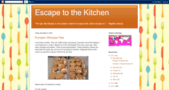 Desktop Screenshot of escape-to-the-kitchen.blogspot.com