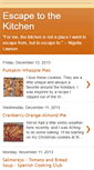 Mobile Screenshot of escape-to-the-kitchen.blogspot.com