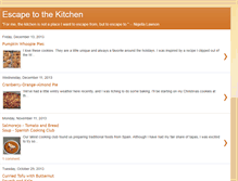 Tablet Screenshot of escape-to-the-kitchen.blogspot.com