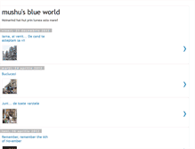 Tablet Screenshot of mushusblueworld.blogspot.com