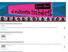 Tablet Screenshot of elauditorioimbecil.blogspot.com