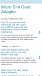 Mobile Screenshot of microsim-cardadapter.blogspot.com