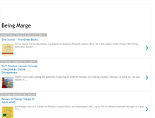 Tablet Screenshot of beingmargebrown.blogspot.com