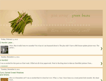 Tablet Screenshot of pinkstringandgreenbeans.blogspot.com