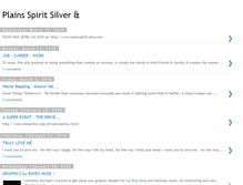 Tablet Screenshot of plainsspiritsilver.blogspot.com