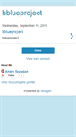 Mobile Screenshot of bblueproject.blogspot.com