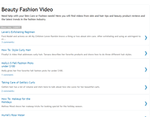 Tablet Screenshot of beauty-fashion-video.blogspot.com