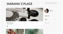 Desktop Screenshot of maramasplace.blogspot.com