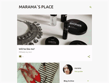 Tablet Screenshot of maramasplace.blogspot.com