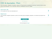 Tablet Screenshot of cdcasociados.blogspot.com