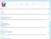 Tablet Screenshot of lafayettesoccer.blogspot.com