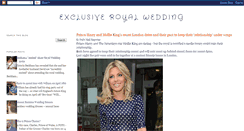 Desktop Screenshot of exclusiveroyalwedding.blogspot.com