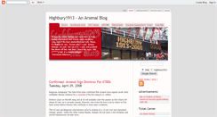 Desktop Screenshot of highbury1913.blogspot.com