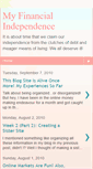 Mobile Screenshot of myfinancialindependencetoday.blogspot.com