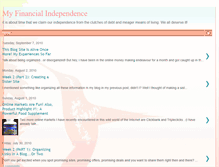 Tablet Screenshot of myfinancialindependencetoday.blogspot.com