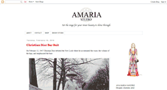 Desktop Screenshot of amariastudio.blogspot.com