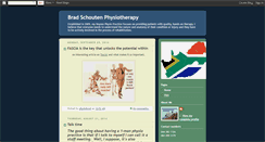 Desktop Screenshot of bradschoutenphysiotherapy.blogspot.com