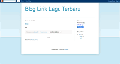 Desktop Screenshot of blogliriklagu.blogspot.com
