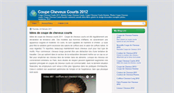 Desktop Screenshot of coupe-cheveux-courts.blogspot.com