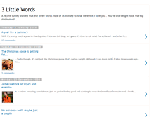 Tablet Screenshot of 3littlewords-natasha.blogspot.com