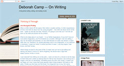 Desktop Screenshot of deborahcampwritersdesk.blogspot.com