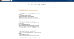 Desktop Screenshot of cscnotes-csharp-programming.blogspot.com