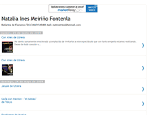 Tablet Screenshot of nataliameirinoflamenco.blogspot.com