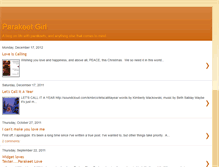 Tablet Screenshot of parakeetgirl.blogspot.com