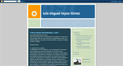 Desktop Screenshot of luismiguelreyes.blogspot.com