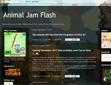 Tablet Screenshot of animaljamflash.blogspot.com