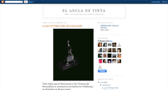 Desktop Screenshot of el-ancla-de-tinta.blogspot.com