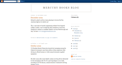 Desktop Screenshot of mercurybooksblog.blogspot.com