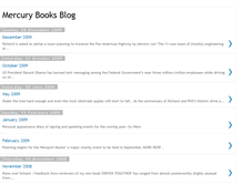 Tablet Screenshot of mercurybooksblog.blogspot.com