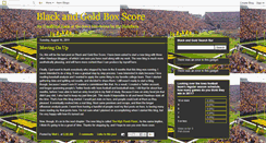 Desktop Screenshot of blackandgoldboxscore.blogspot.com