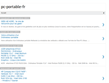 Tablet Screenshot of pc-portable-fr.blogspot.com