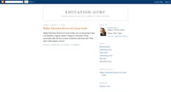 Desktop Screenshot of education-guru.blogspot.com