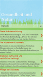 Mobile Screenshot of gesundheitundnatur.blogspot.com