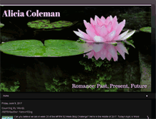Tablet Screenshot of aliciacoleman2.blogspot.com