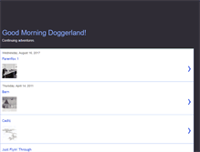 Tablet Screenshot of goodmorningdoggerland.blogspot.com