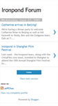 Mobile Screenshot of ironpond.blogspot.com