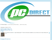 Tablet Screenshot of pcdirectdeals.blogspot.com